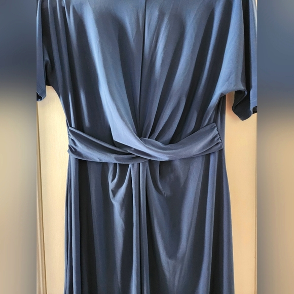 Topshop Twist Front Jersey MidiDress - Picture 4 of 6